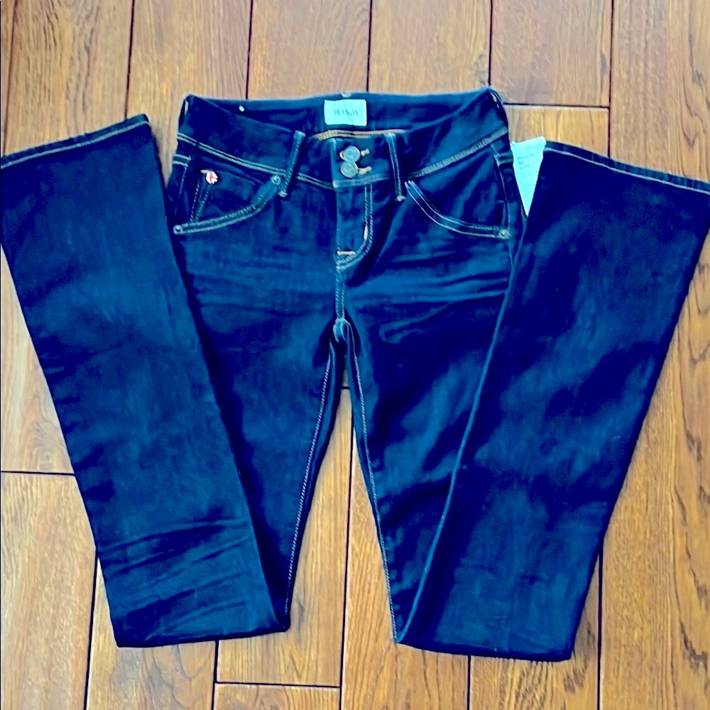 SALE! Hudson Baby Boot Cut Dark Blue Jeans